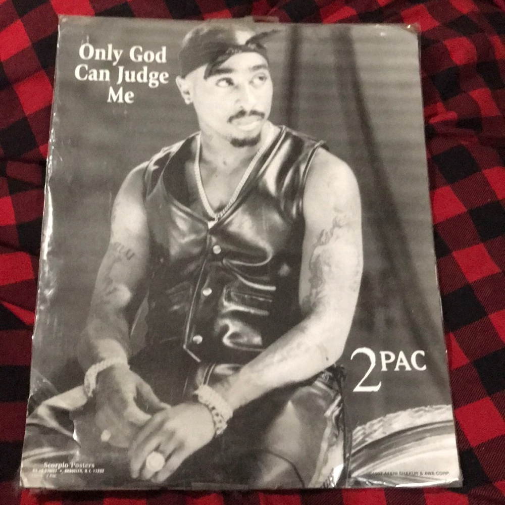 Tupac “Only God Can Judge Me” Poster Good to FrAme